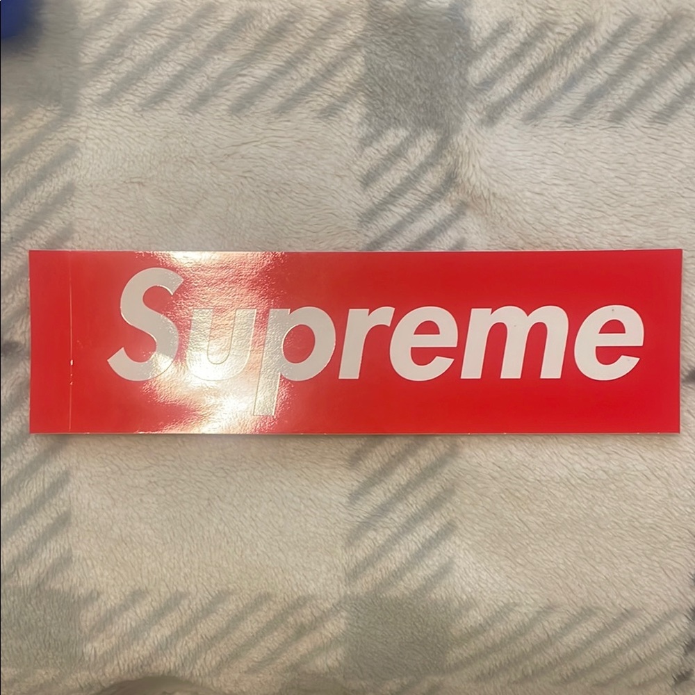 Supreme Red Logo Sticker